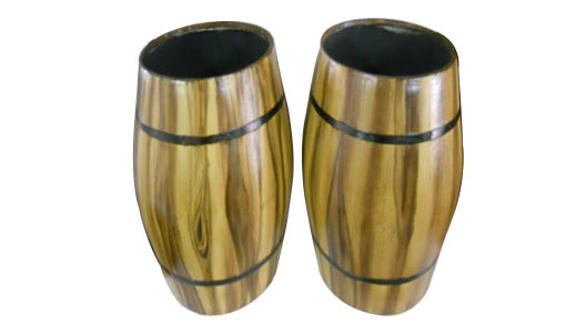 Fiberglass Barrel Planters