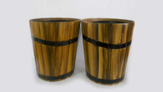 Fiberglass Pine Planters